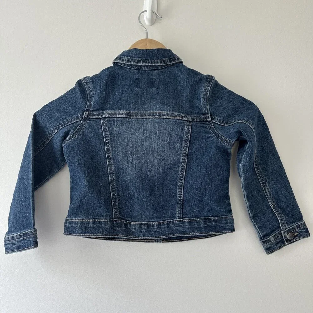 The Children’s Place Blue Denim Jacket, Size 5T Snap‎ Closure